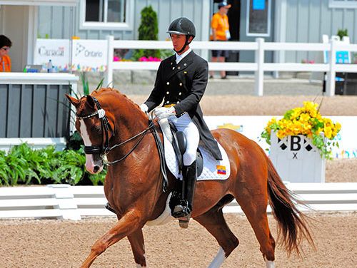 Local Rider Competes In Pan American Games in Canada With His Horse Chardonnay