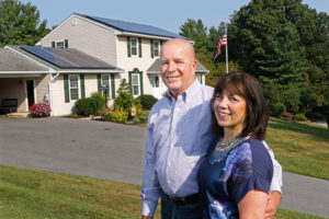 Gary and Maryanne Cofflin recently had solar panels installed on their home in Westminster. 